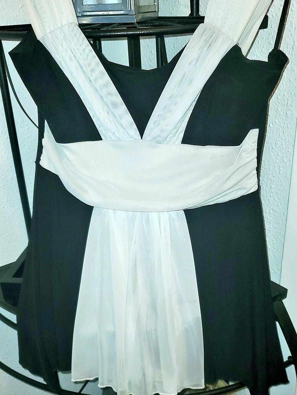 Lipstick Color Block Top/blouse Size Large